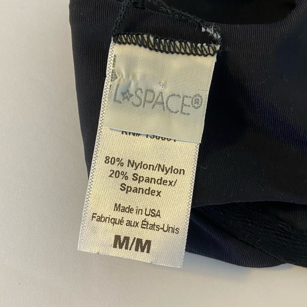 NWOT L*Space Black Tori Amal Underwire Bikini Top - Picture 6 of 9